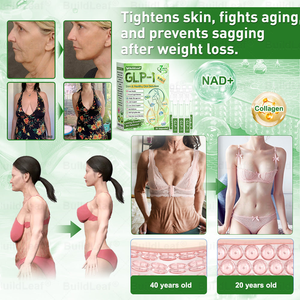 🎁 Only 5 boxes left! Extra 30% off 𝐵uil𝗱𝐿ea𝐟® 𝑮𝐋𝑃-1 8-in-1 Oral Liquid! Help you shape your perfect body and stay healthy. Miss it now or you'll have to wait until next year.